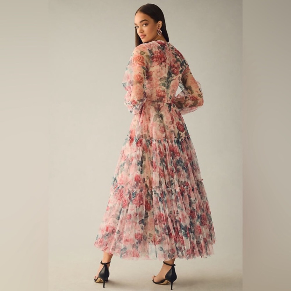 MAC DUGGAL
Tiered Tulle Dress Anthropologie - Picture 3 of 16